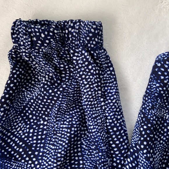 Blue and white Dynamite  printed jumpsuit xs - Picture 4 of 6